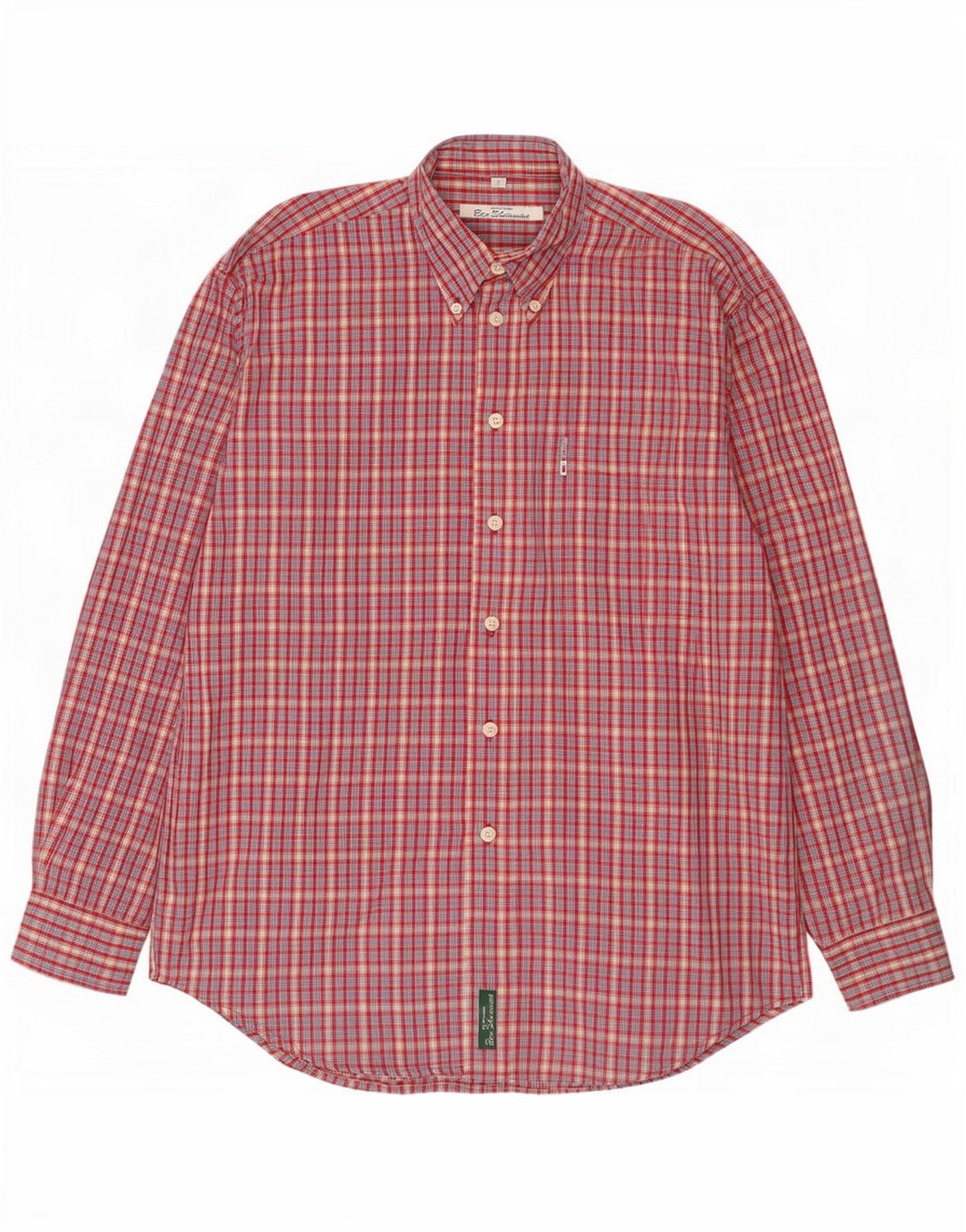 Ben Sherman herreskjorte medium rød ternet