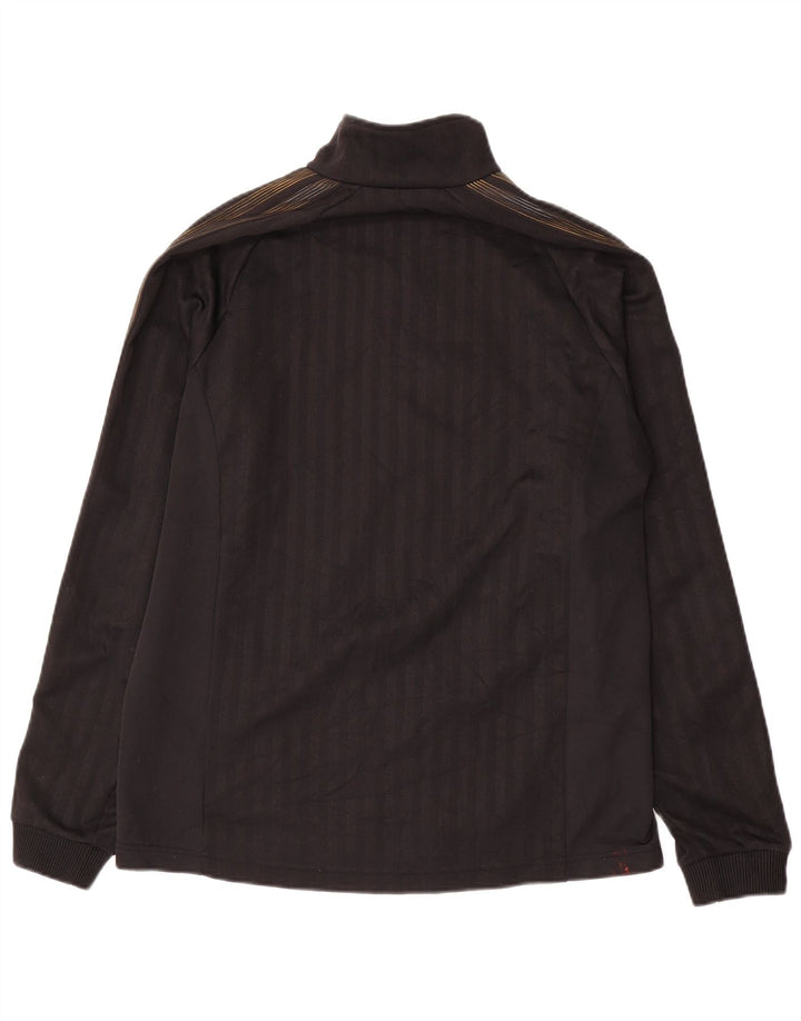 ADIDAS Træningsdragt til mænd, topjakke UK 38/40 Mellem sort stribet