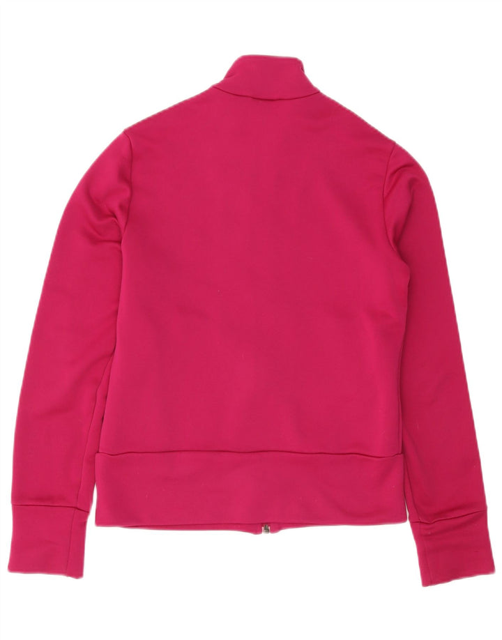 Adidas træningsdragt topjakke til kvinder UK 14 Medium Pink Polyester