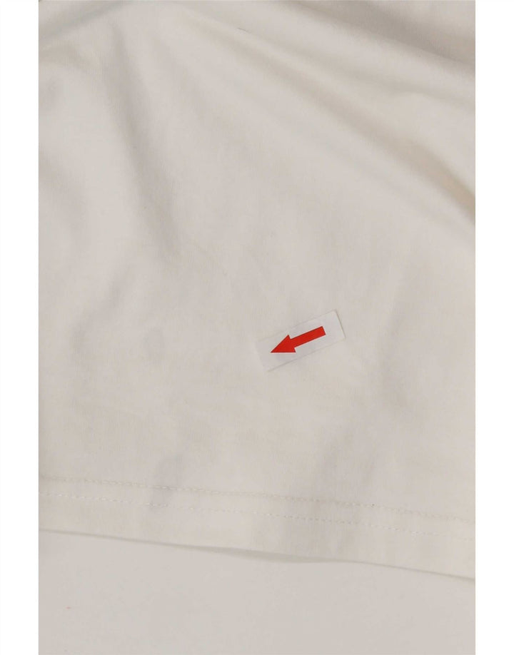 Converse Grafisk T-shirt top til mænd, stor hvid bomuld