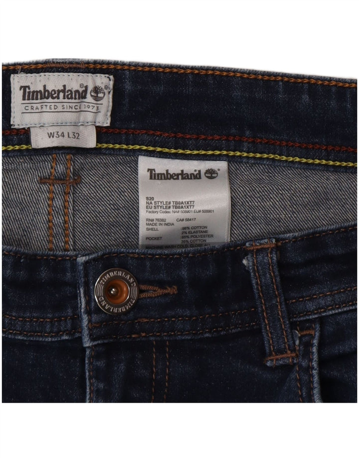 Timberland Herre Slim Jeans W34 L32 Blå Bomuld