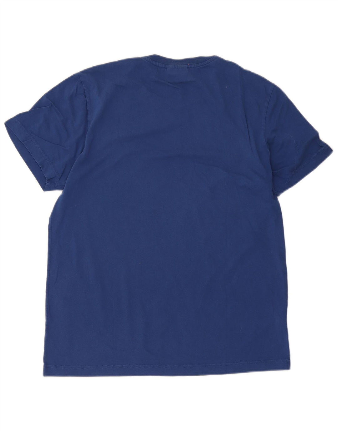 Lacoste Herre Grafisk T-Shirt Top Størrelse 5 Stor Blå Bomuld