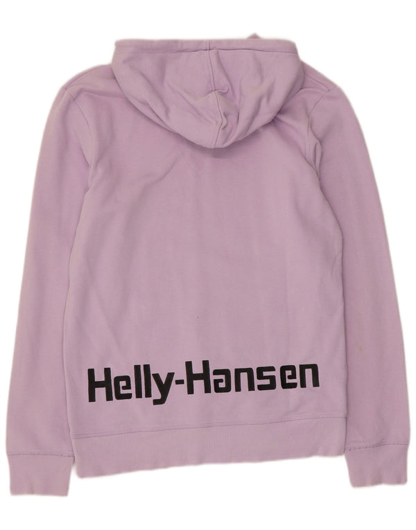 HELLY HANSEN Herre Regular Fit Grafisk Hoodie Jumper Lille Lilla Bomuld