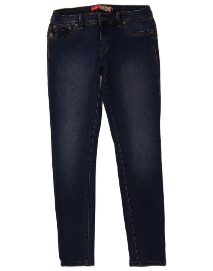 SUPERDRY Dame Alexia Jegging Skinny Jeans W28 L28 Blå Bomuld