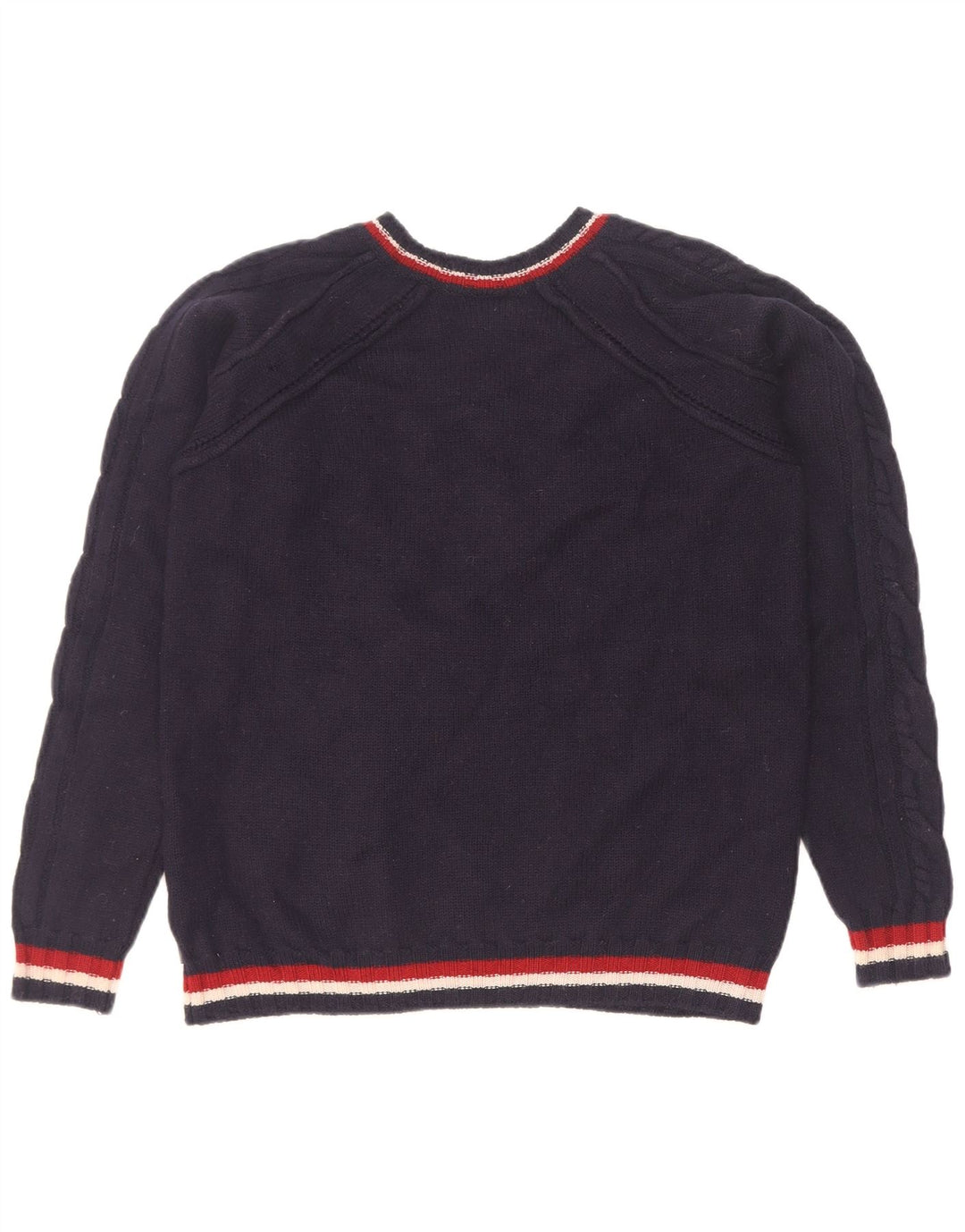 Just Cavalli Dame V-hals sweater UK 14 Medium Navy Blue