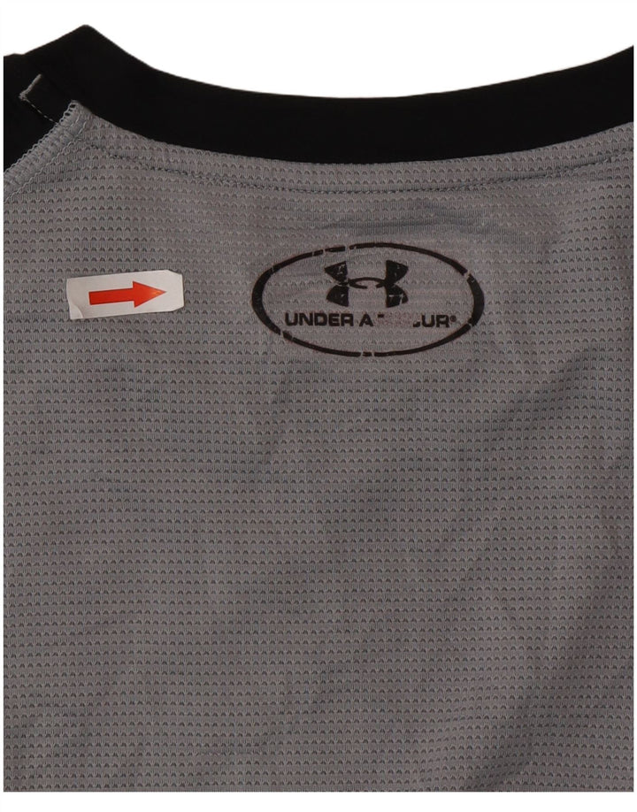 Under Armour Herre Heat Gear Vest Top Lille Sort Colourblock Polyester
