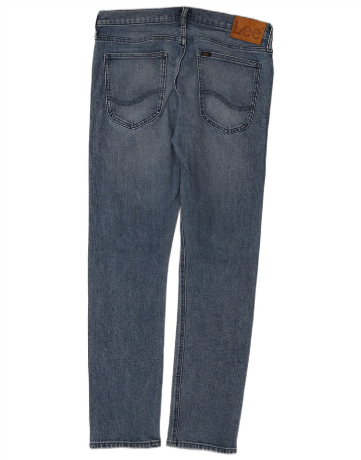 Lee Herre Luke Slim Jeans W32 L30 Blå Bomuld