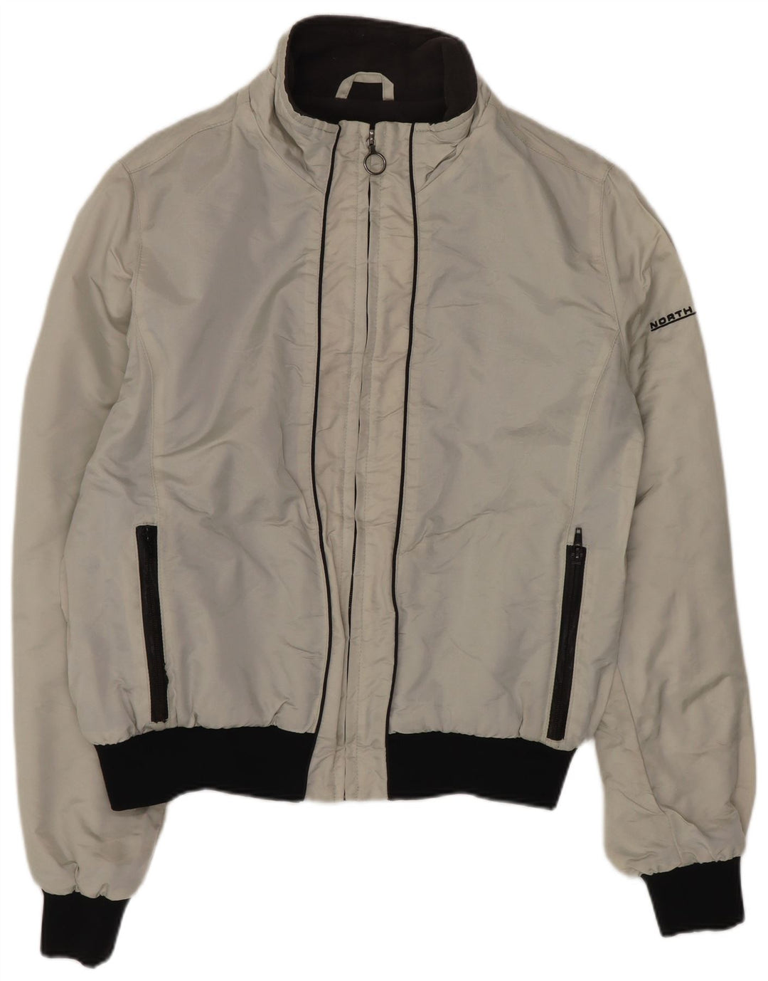 North Sails Herre Bomber Jacket UK 40 Large Grå Colourblock Polyamid