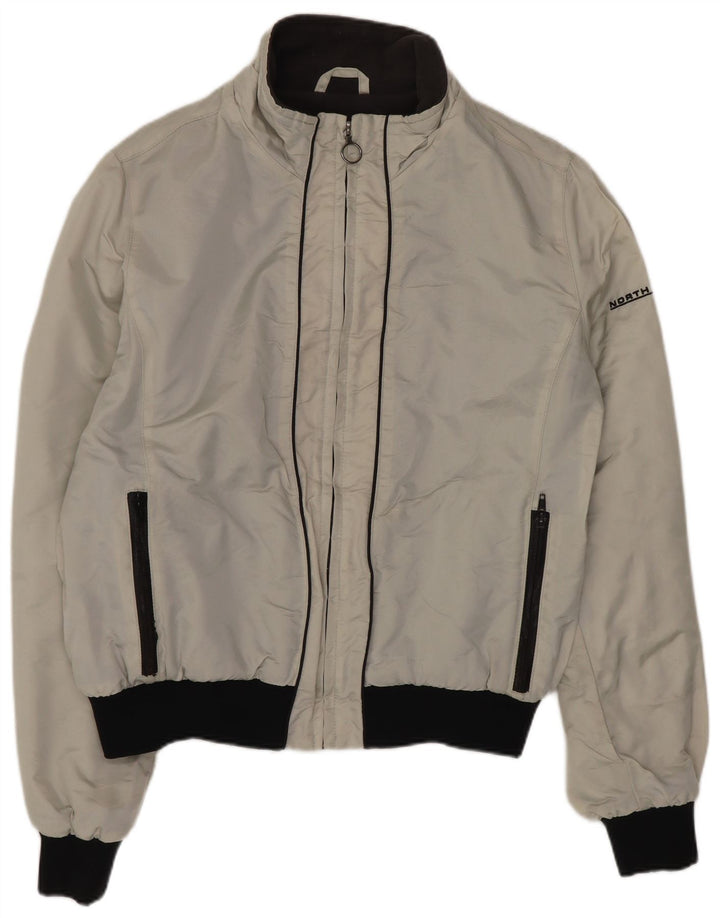 North Sails Herre Bomber Jacket UK 40 Large Grå Colourblock Polyamid