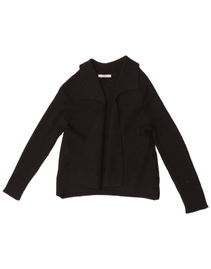 Marks & Spencer Womens Open Bolero Jumper UK 12 Medium Black Acryl