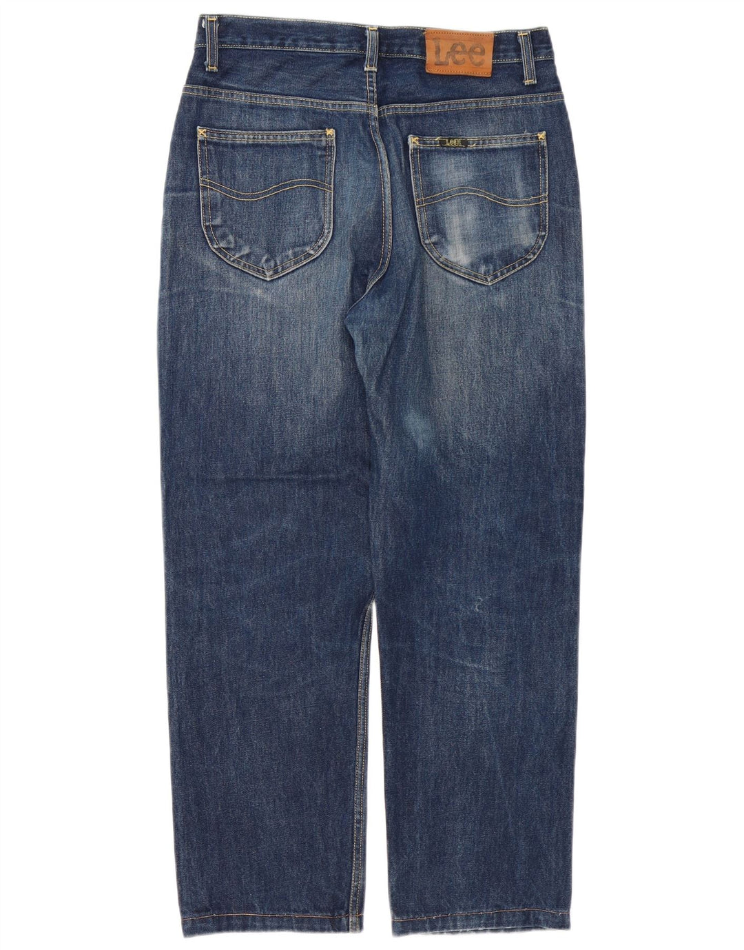 Lee Herre Chicago Straight Jeans W32 L28 Blå Bomuld