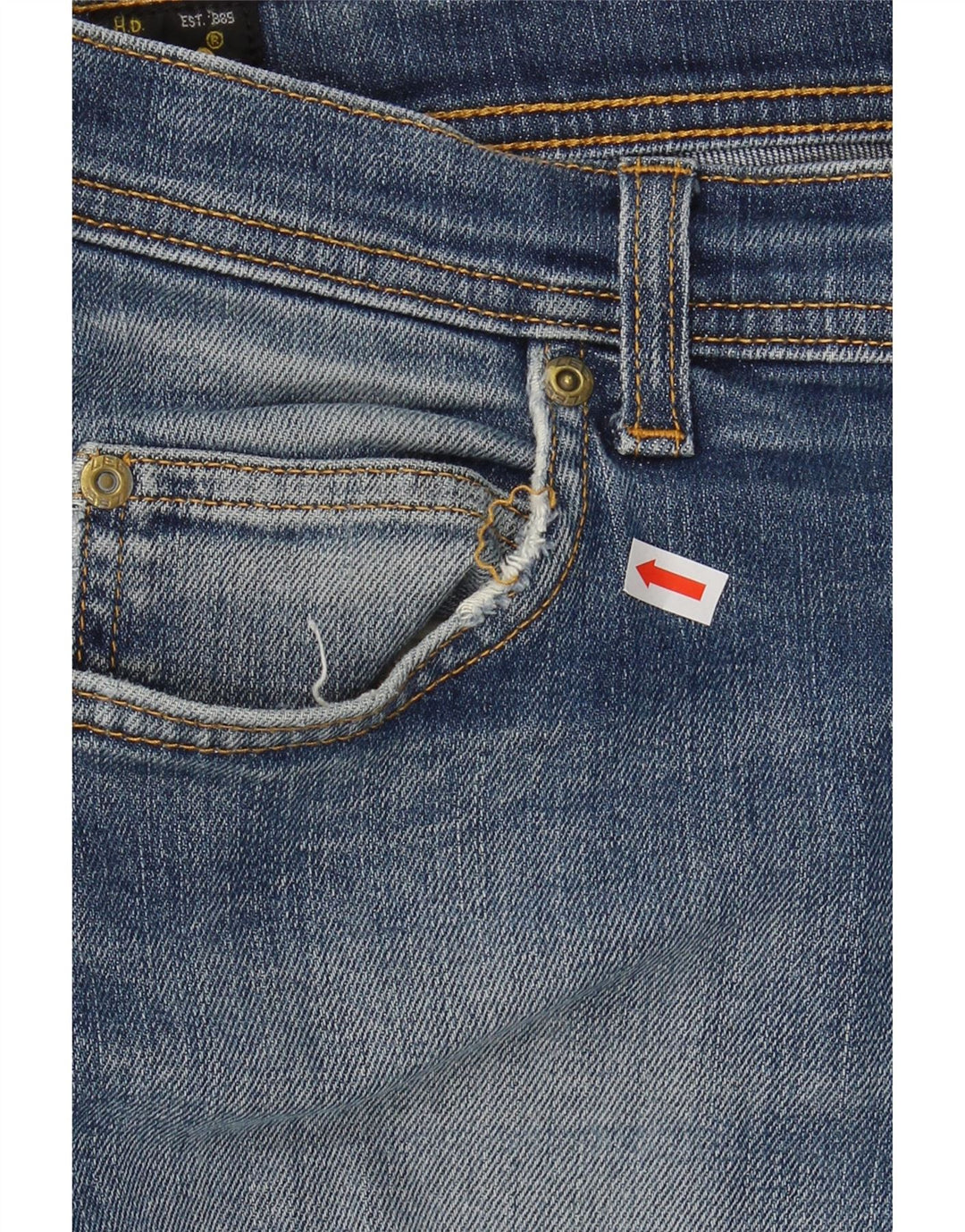 LEE Mens Brooklyn Straight Jeans W33 L28 Blue Cotton Vintage Lee and Second-Hand Lee from Messina Hembry 