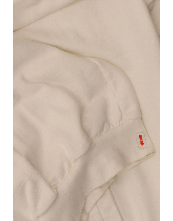 TRIGEMA Mens Cardigan Sweater XL Off White Cotton