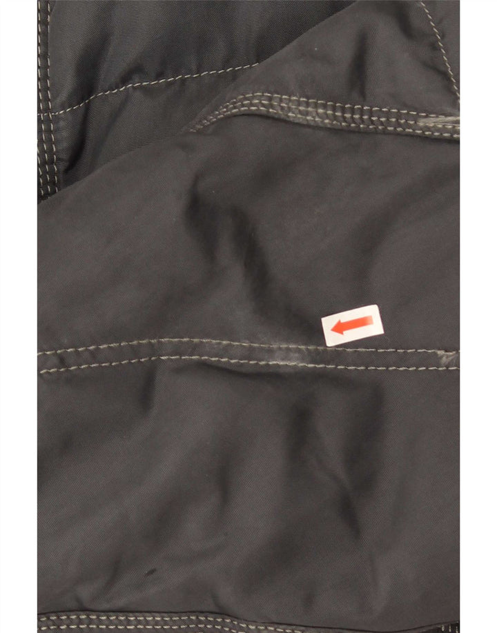 Gas Herre Hooded Bomber Polstret Jakke UK 42 XL Grå