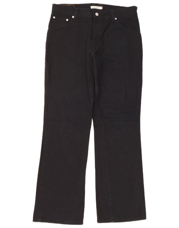 Levi's Womens 550 Relaxed Fit Bootcut Jeans US 12 Large W34 L32 Black
