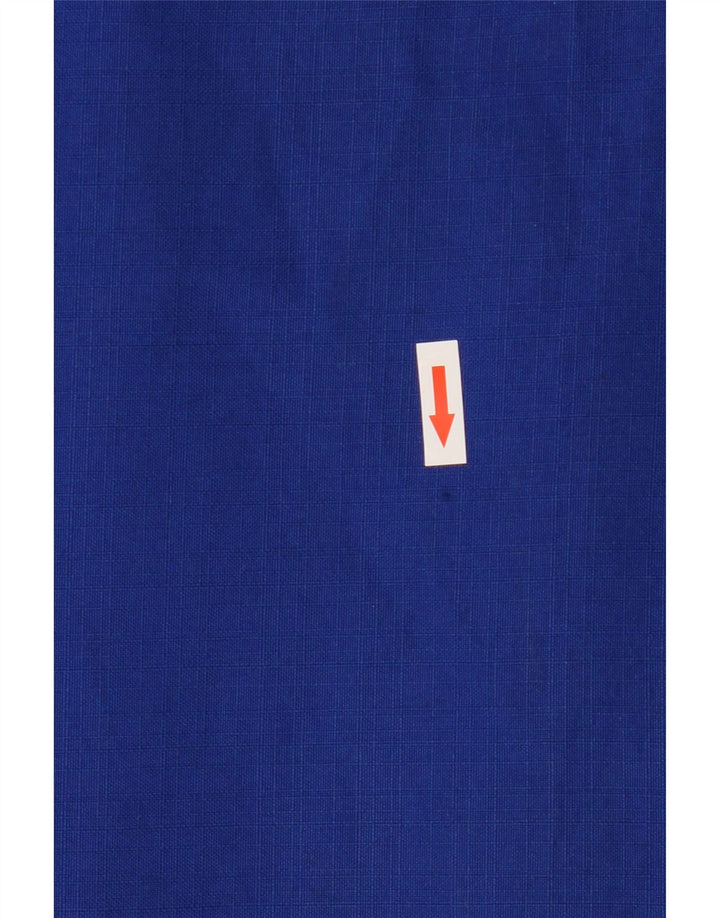 Vintage plisseret nederdel til kvinder UK 14 Medium W28 Blue Polyester