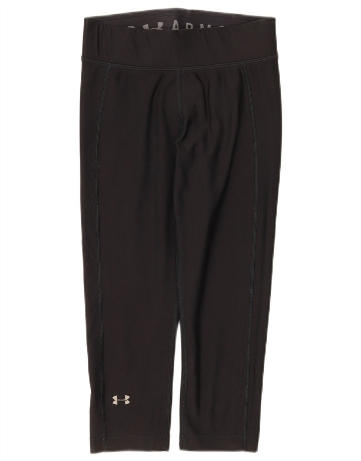 Under Armour Dame Capri Leggings UK 10 Small Black