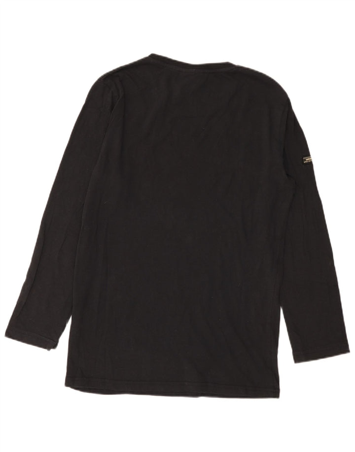 Superdry Herre grafisk top Langærmet lille sort bomuld