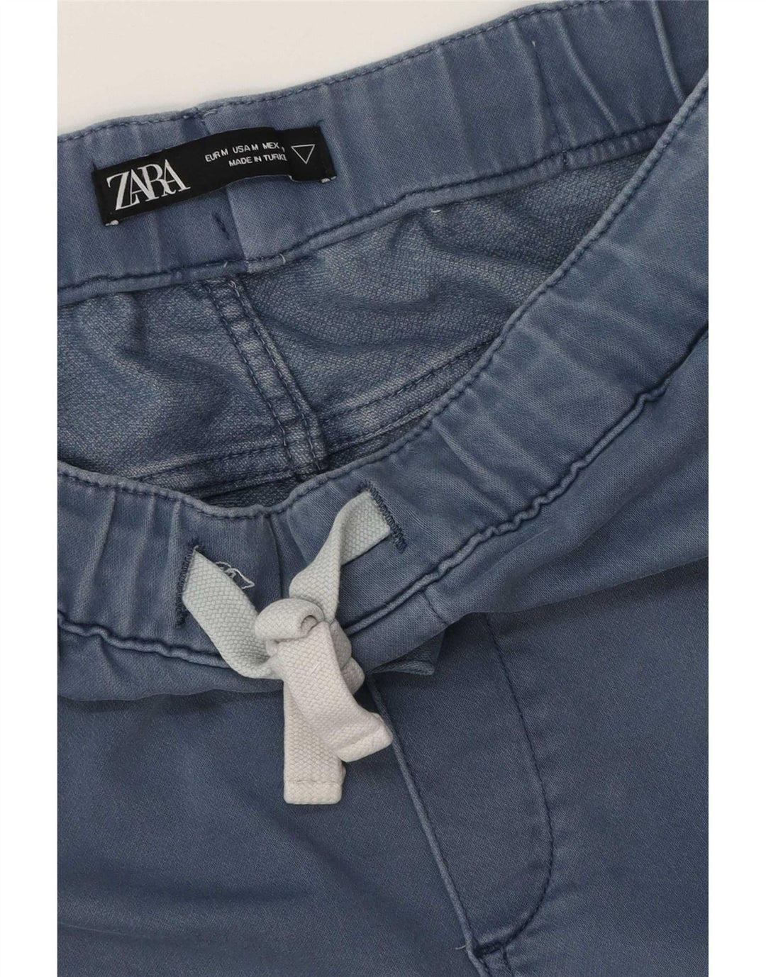 Zara Herre Chino Shorts Medium W32 Marineblå