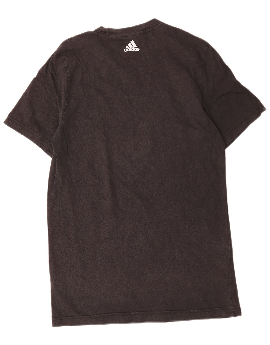 Adidas Herre grafisk T-shirt Top Medium Sort Bomuld