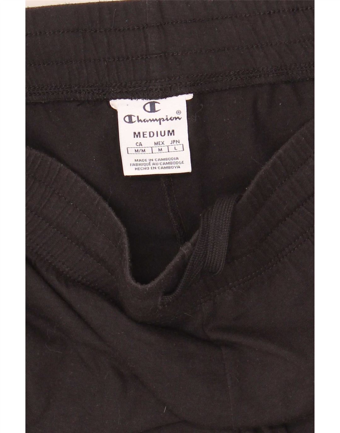 Champion Dame grafiske sportsshorts UK 12 Medium Sort
