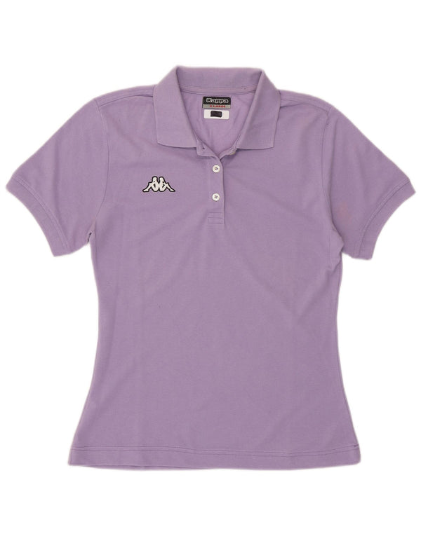 Kappa Dame Polo Shirt UK 18 XL Lilla