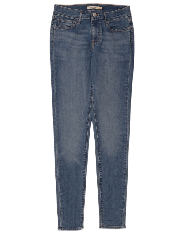 Levi's Womens 710 Super Skinny Jeans W28 L30 Blue Cotton