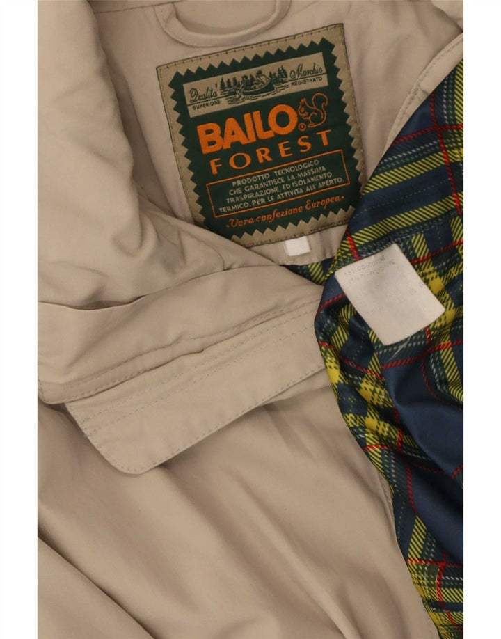 Bailo Regnjakke med hætte til mænd UK 38 Medium Beige Bomuld