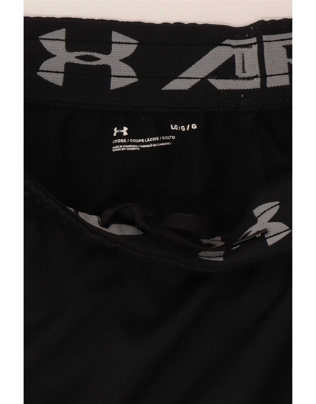 Under Armour Herre Sportshorts Large Sort