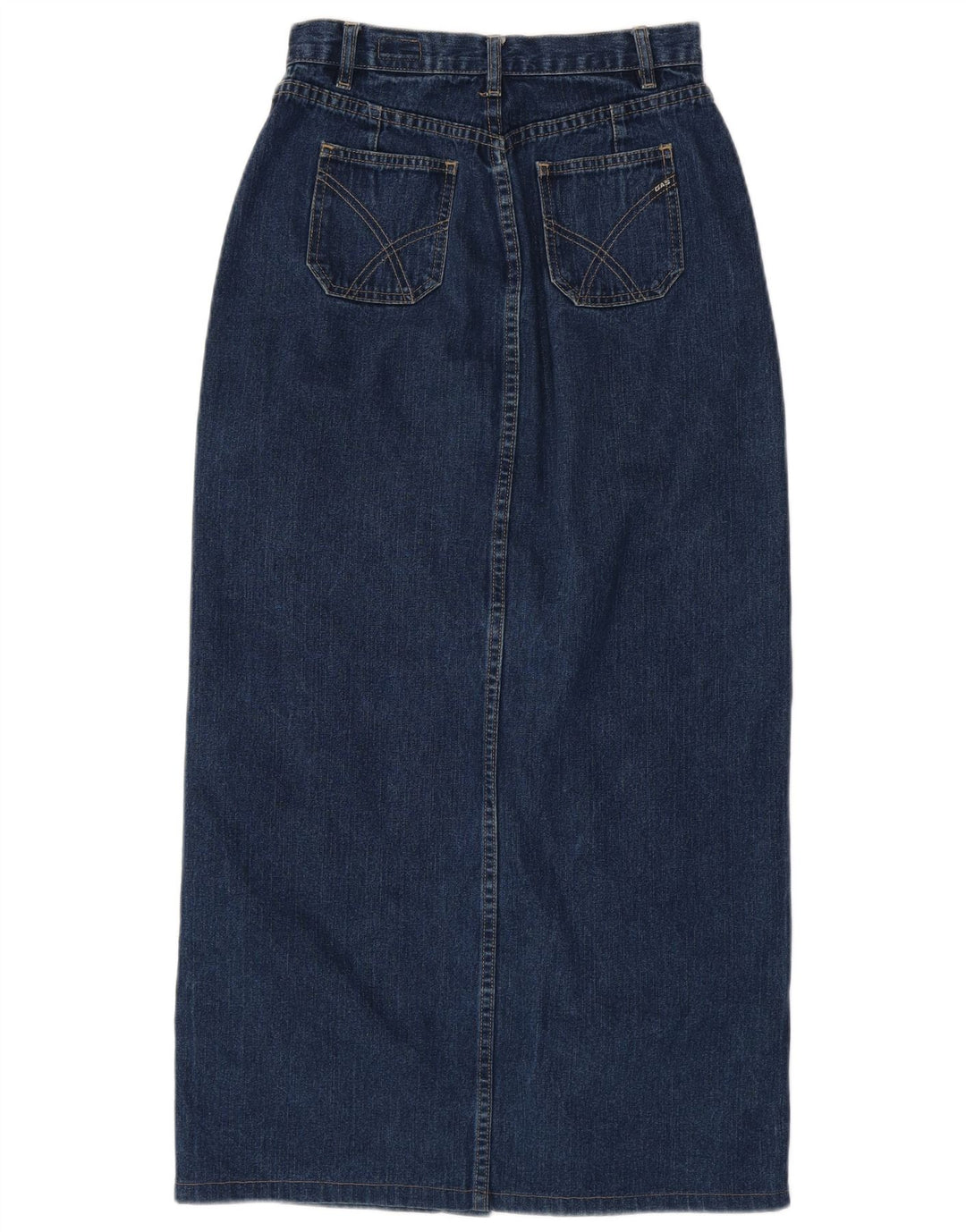 GAS Dame Denim Nederdel W28 Medium Blue Bomuld