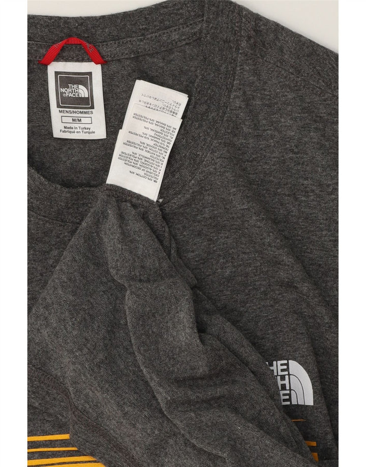 THE NORTH FACE Herre grafisk T-shirt top mellemgrå bomuld
