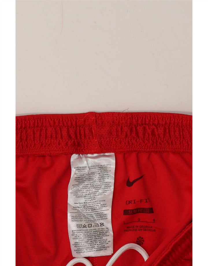 Nike Herre Dri Fit Slim Sportshorts Store Røde Polyester