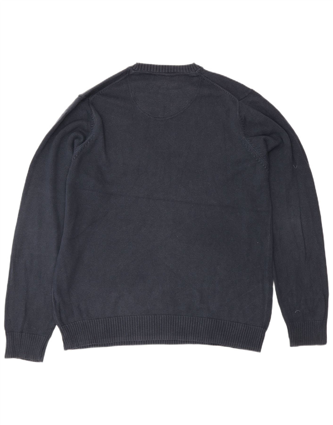 Marks & Spencer Herre sweater med rund hals, medium marineblå bomuld