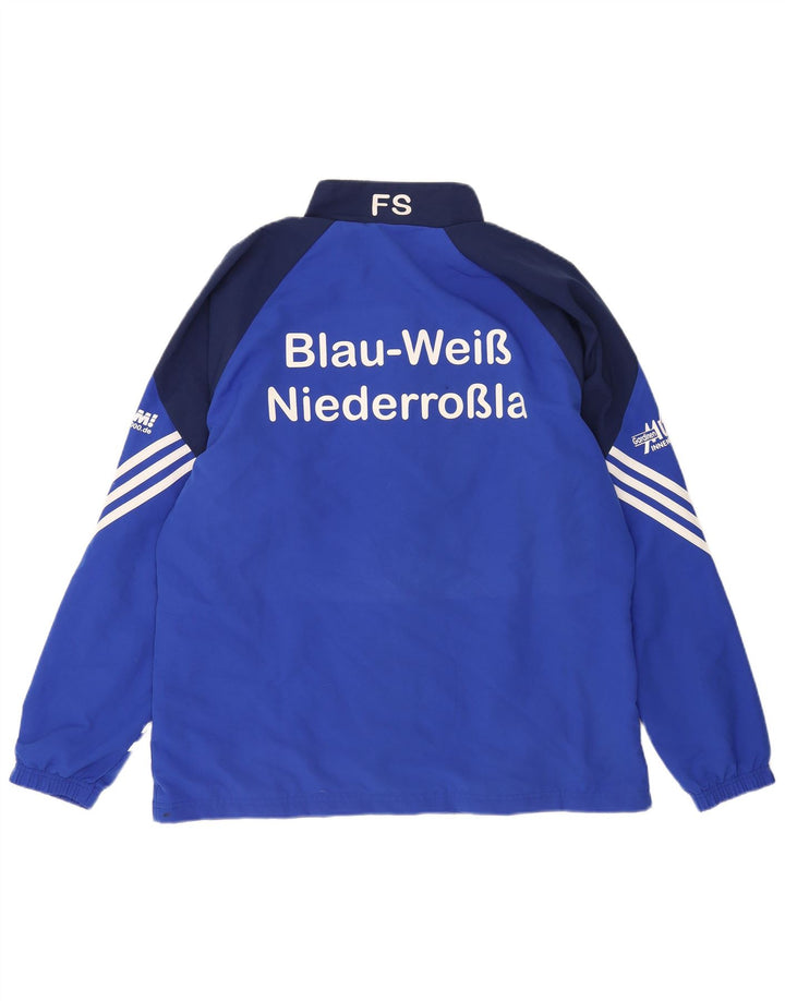 Adidas Grafisk træningsdragt topjakke til mænd XL Blå Colourblock Polyester