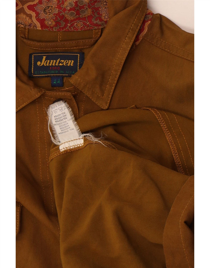 Jantzen Dame Oversized Utility Jacket IT 44 Medium Khaki Viscose