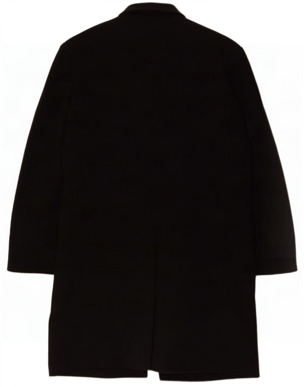 Zara Herre Overfrakke UK 38 Medium Sort Uld