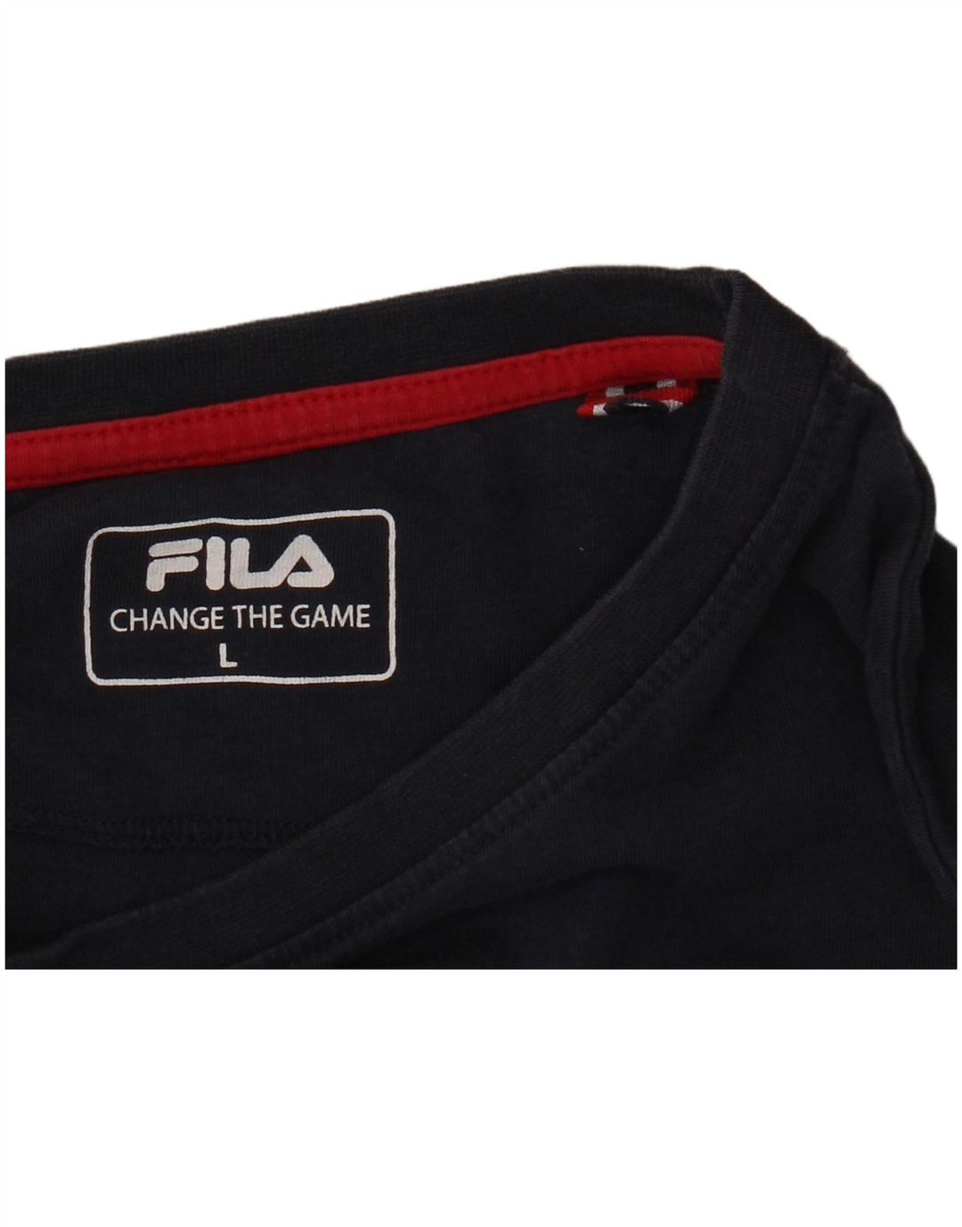 Fila Herre Grafisk T-Shirt Top Stor Marineblå