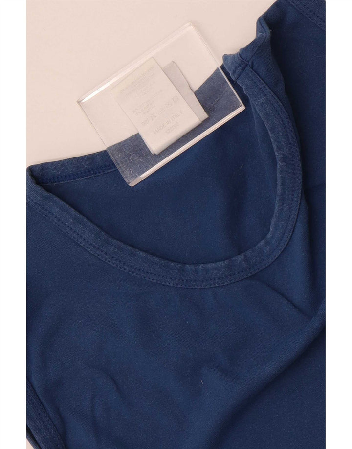 Adidas Herrevest Top UK 36/38 Small Blue Cotton