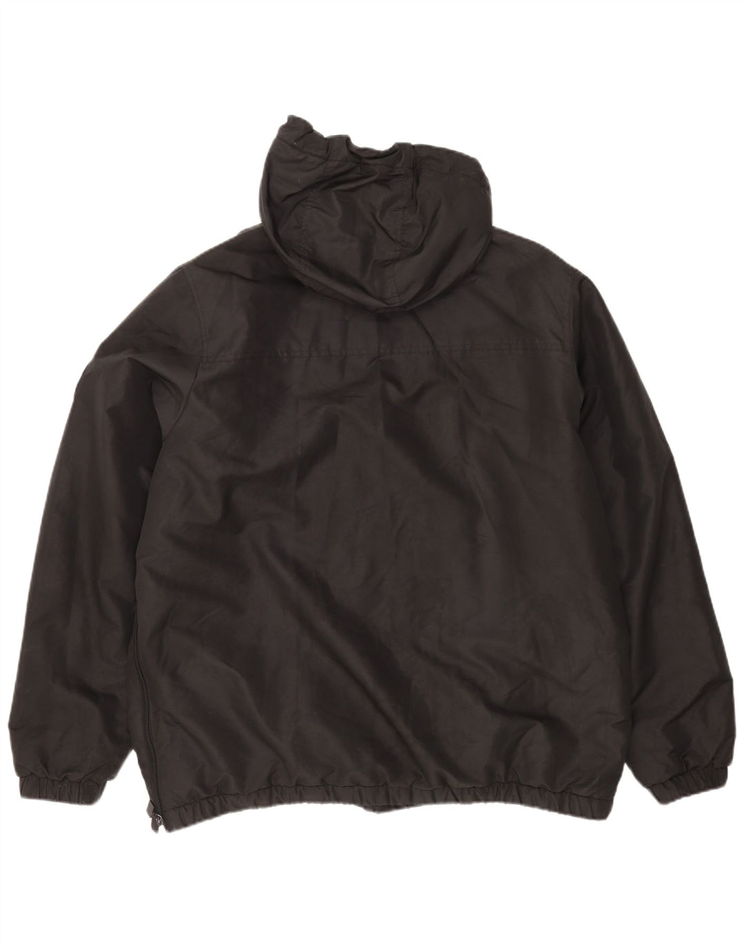 Ellesse Herre Grafisk Hættejakke Anorak UK 44 2XL Sort Polyester