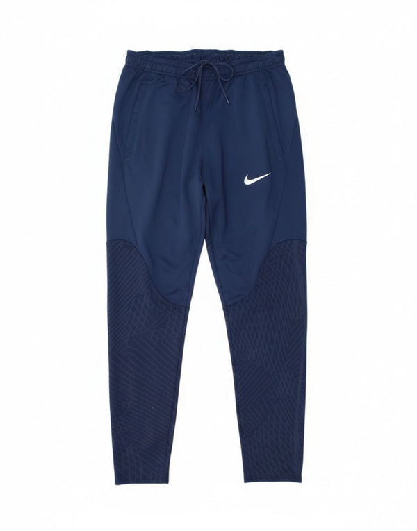 Nike Herre Dri Fit Slim Fit træningsdragt Bukser Medium Marineblå Geometrisk