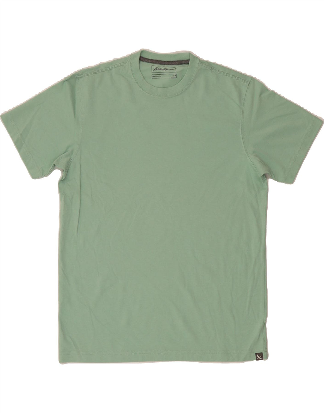 EDDIE BAUER Mens T-Shirt Top Medium Green Cotton Vintage Eddie Bauer and Second-Hand Eddie Bauer from Messina Hembry 