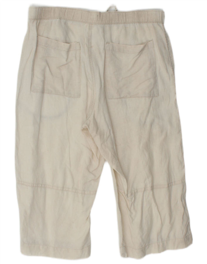 MARKS & SPENCER Herre Blue Harbor Bermuda Shorts W32 Medium Beige Linned