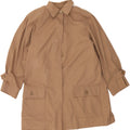 LONDON FOG Womens Overcoat US 12 Large Beige Cotton Vintage London Fog and Second-Hand London Fog from Messina Hembry 