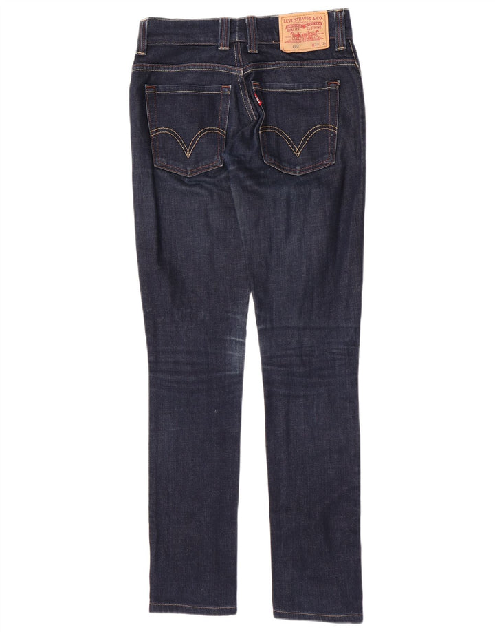 Levi's Dame 603 Slim Jeans W28 L31 Marineblå Bomuld