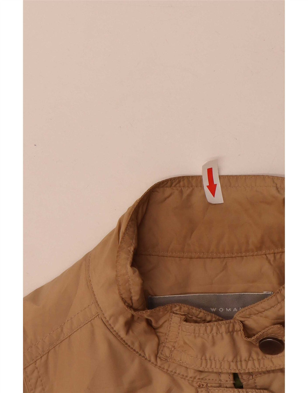 Zara Womens Utility Jacket UK 12 Medium Beige