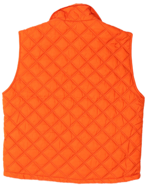 INVICTA Herre Quiltet Gilet UK 38 Medium Orange