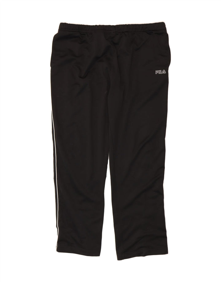 FILA Mens Tracksuit Trousers 2XL  Black Polyester Vintage Fila and Second-Hand Fila from Messina Hembry 