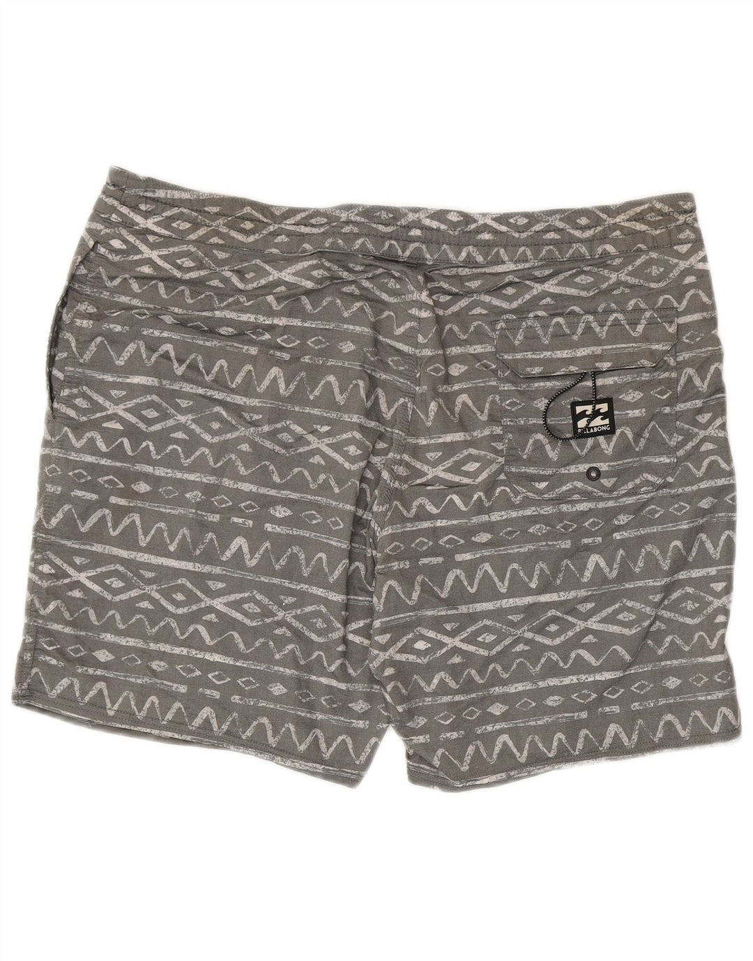 Billabong Badeshorts til mænd XL Grå Geometrisk Bomuld