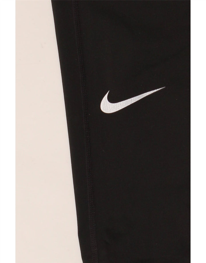 Nike Grafiske Leggings til kvinder UK 10 Lille sort polyester