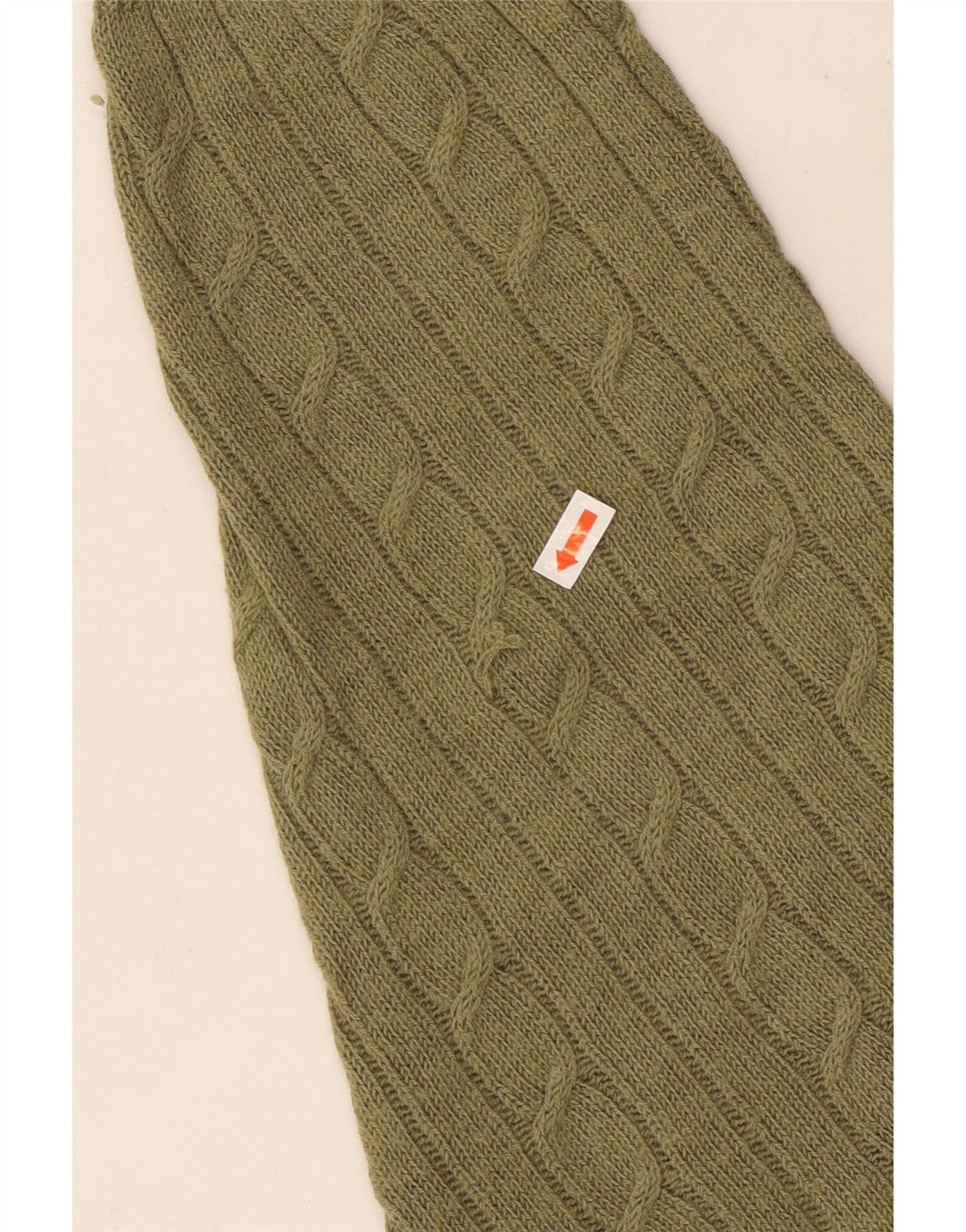 VINTAGE Herre V-hals sweater Stor Khaki